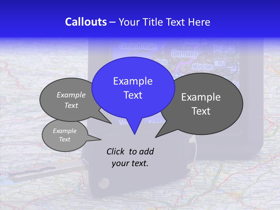 Navigate Control Vacation PowerPoint Template
