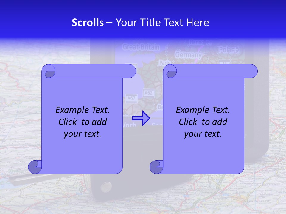 Navigate Control Vacation PowerPoint Template