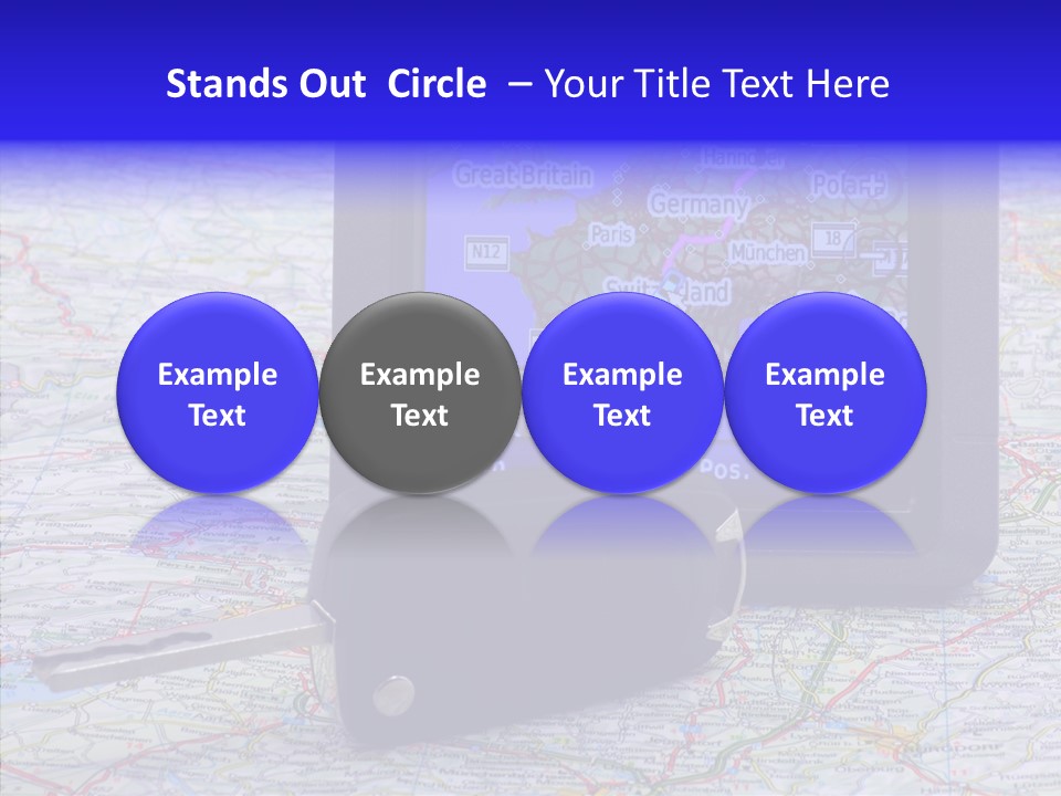 Navigate Control Vacation PowerPoint Template