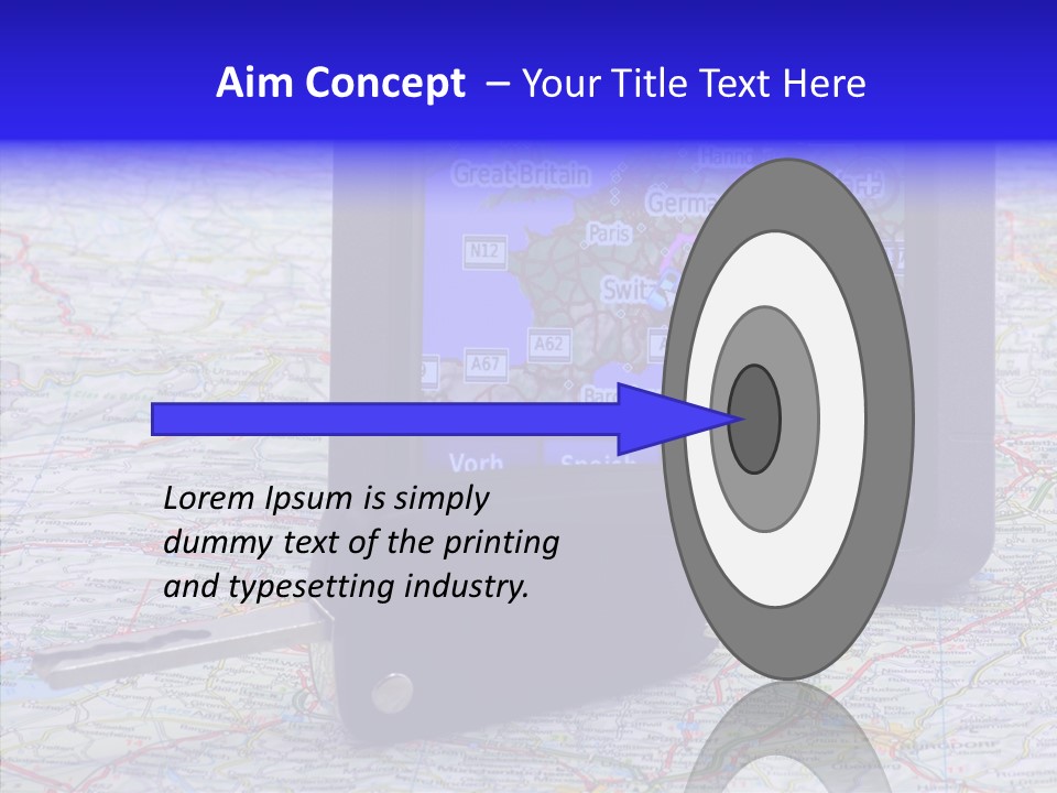 Navigate Control Vacation PowerPoint Template