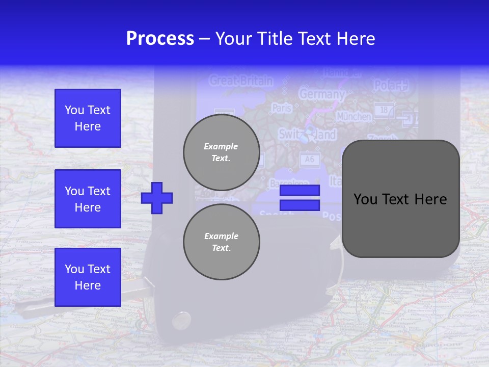 Navigate Control Vacation PowerPoint Template