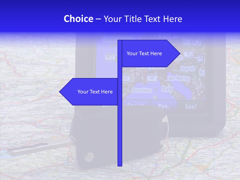 Navigate Control Vacation PowerPoint Template