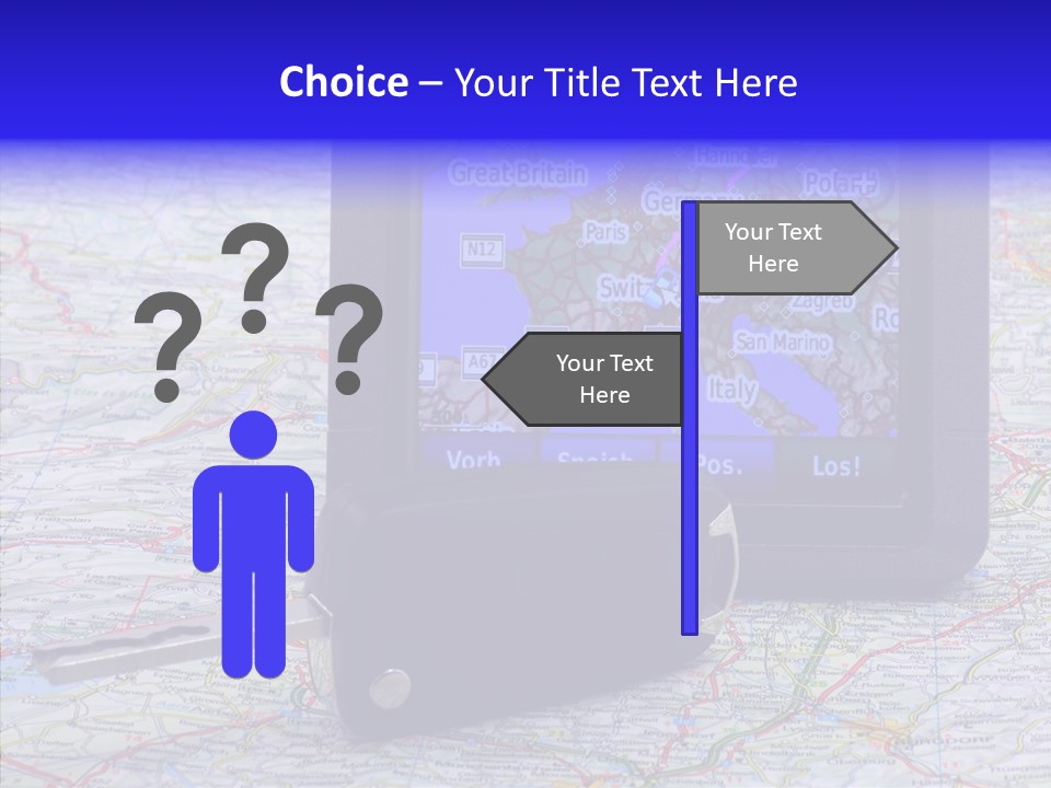 Navigate Control Vacation PowerPoint Template
