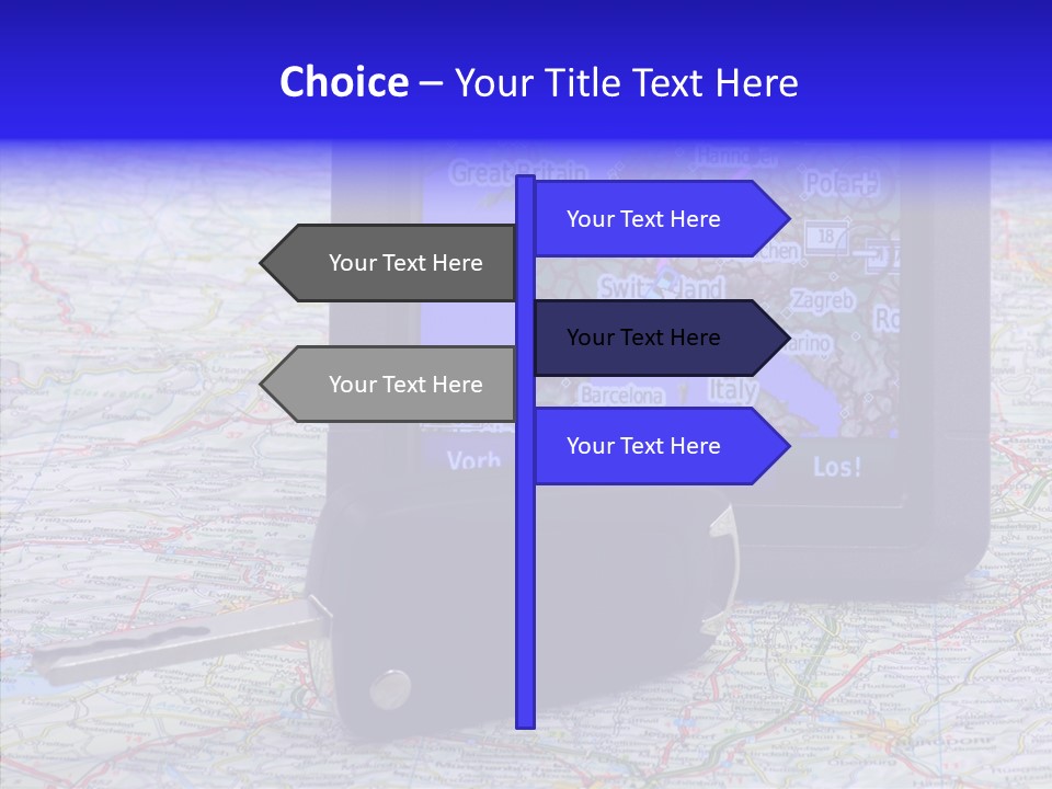 Navigate Control Vacation PowerPoint Template