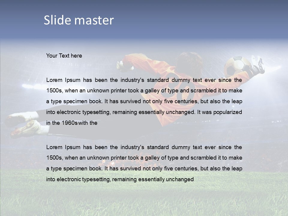 Cloud Event Sport PowerPoint Template