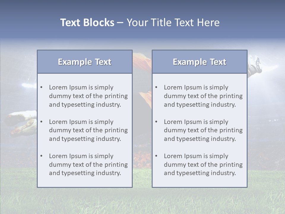 Cloud Event Sport PowerPoint Template