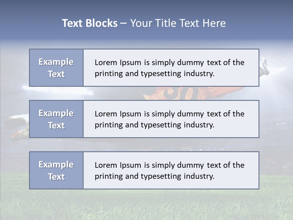Cloud Event Sport PowerPoint Template
