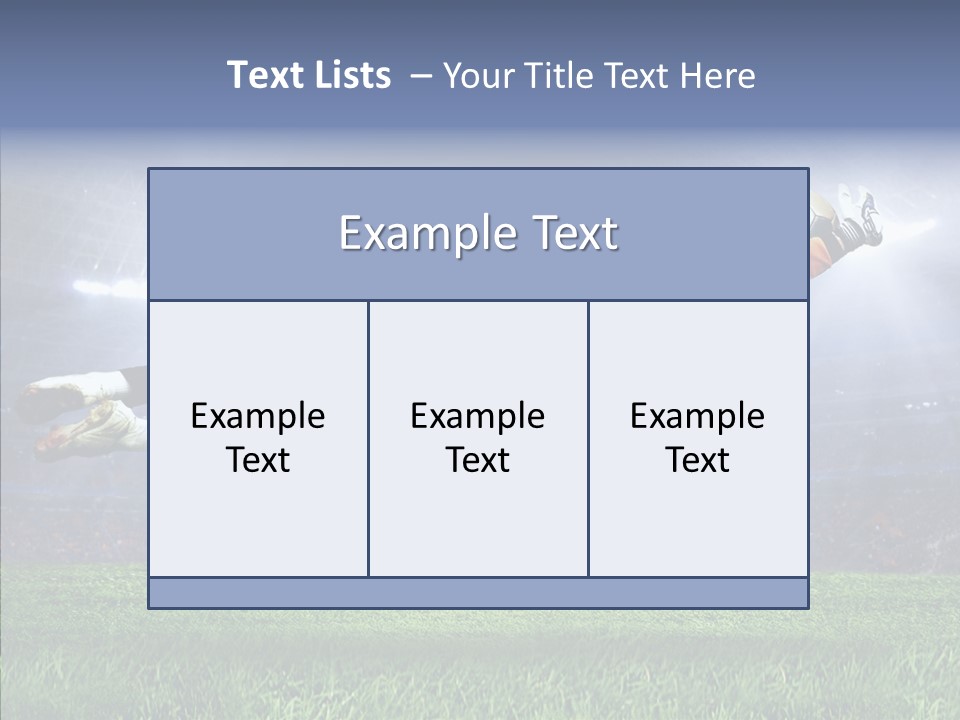Cloud Event Sport PowerPoint Template