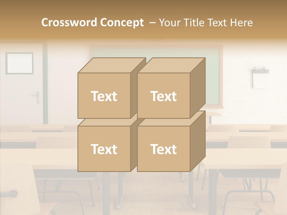 Class Blackboard Wall PowerPoint Template