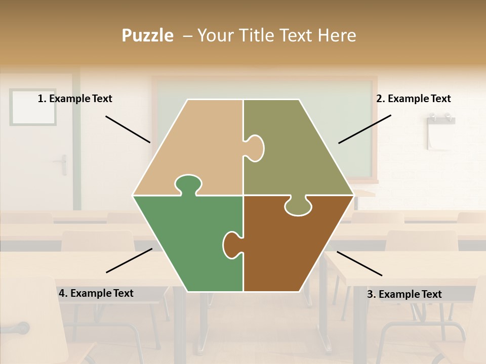 Class Blackboard Wall PowerPoint Template