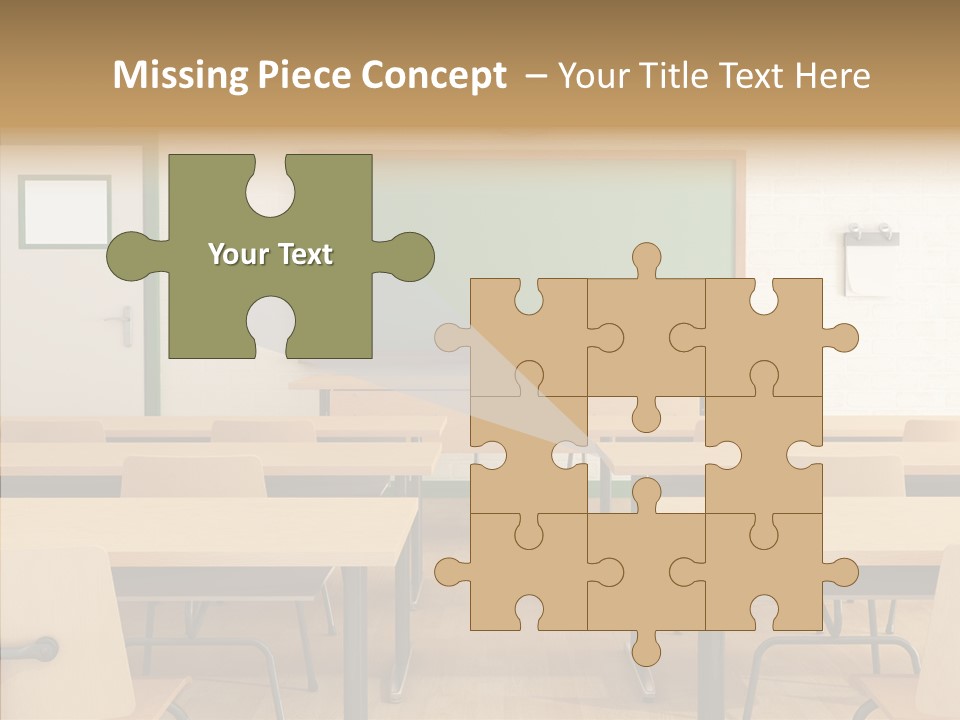 Class Blackboard Wall PowerPoint Template