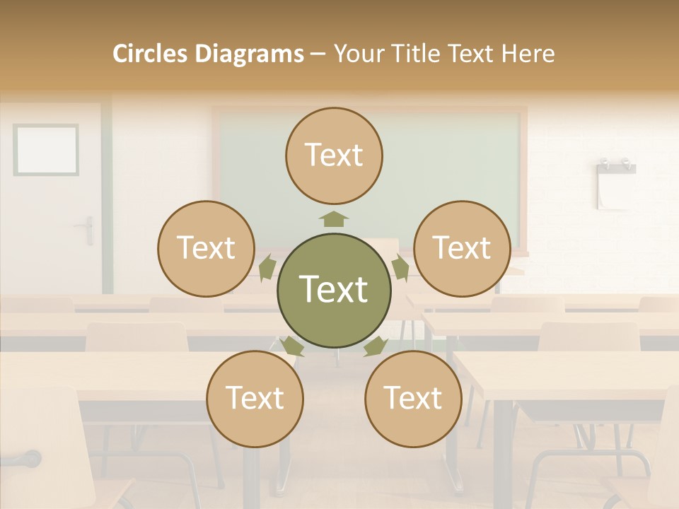 Class Blackboard Wall PowerPoint Template