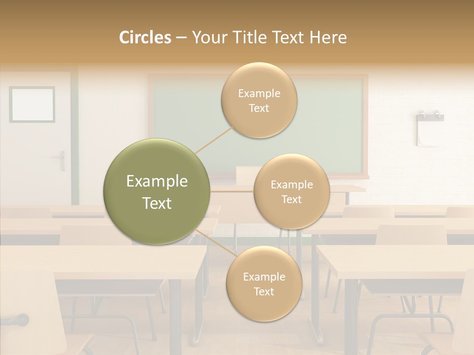 Class Blackboard Wall PowerPoint Template