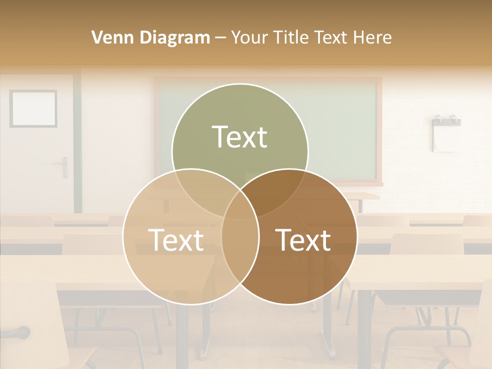 Class Blackboard Wall PowerPoint Template