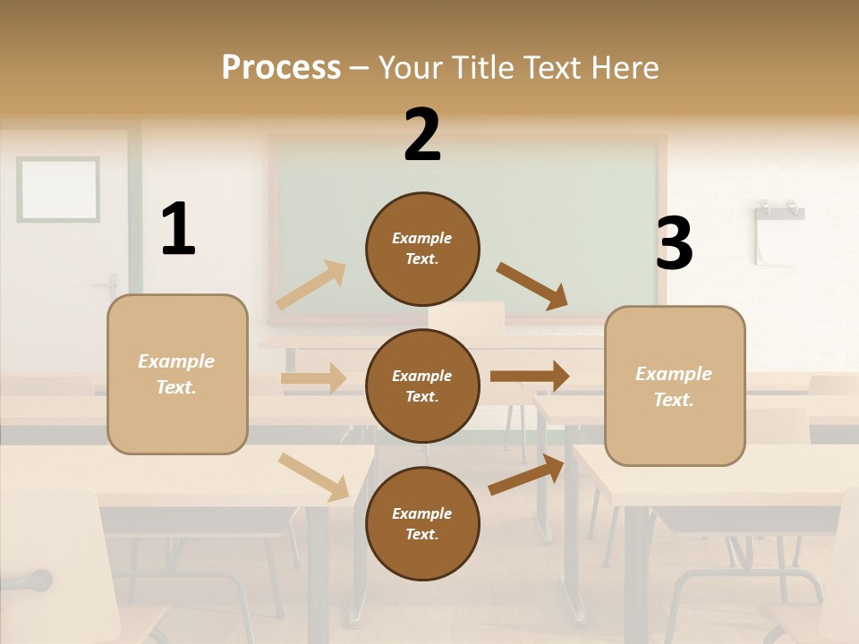 Class Blackboard Wall PowerPoint Template