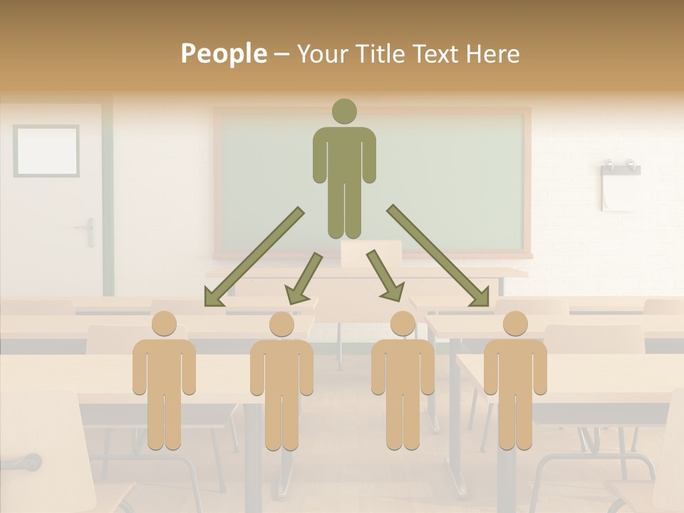 Class Blackboard Wall PowerPoint Template