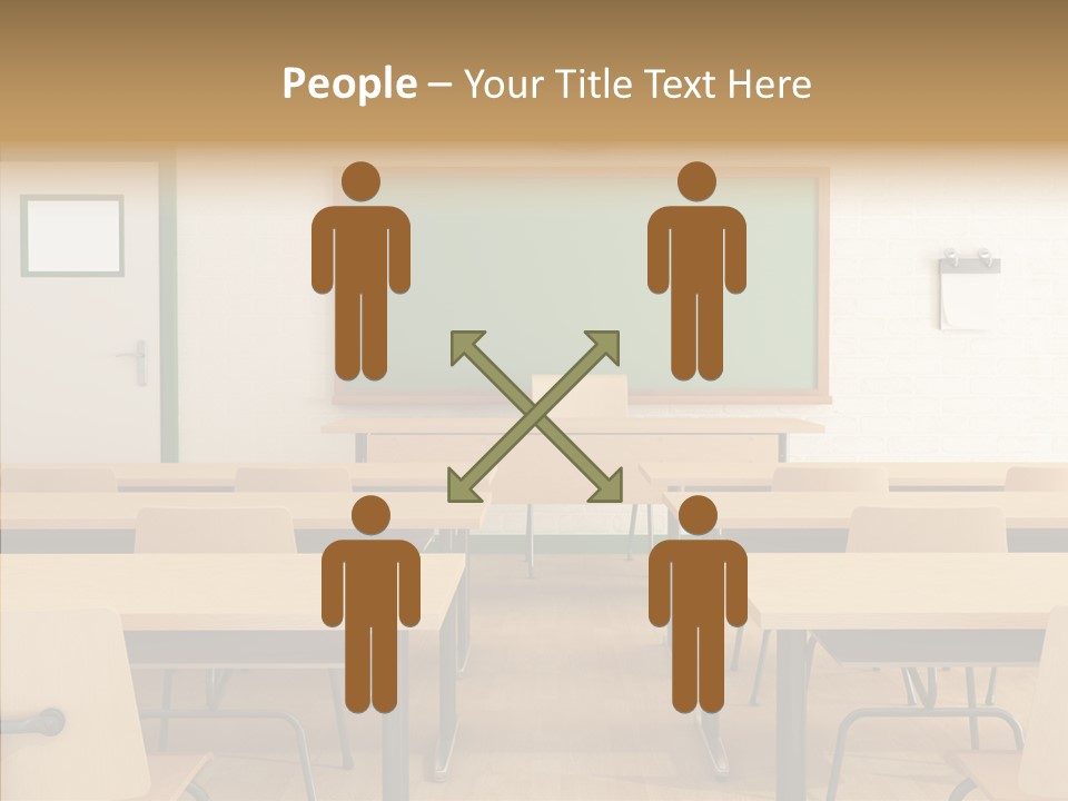 Class Blackboard Wall PowerPoint Template