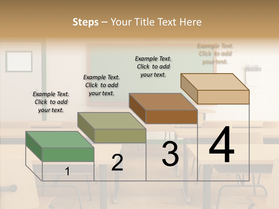 Class Blackboard Wall PowerPoint Template