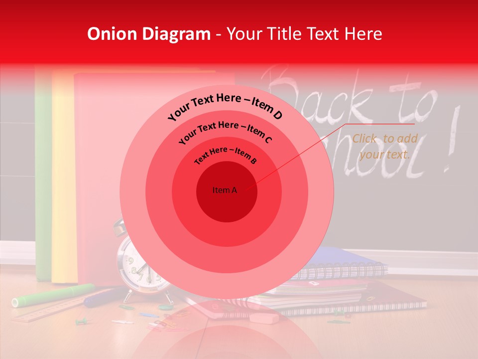 Backpack Blackboard Exhibition PowerPoint Template