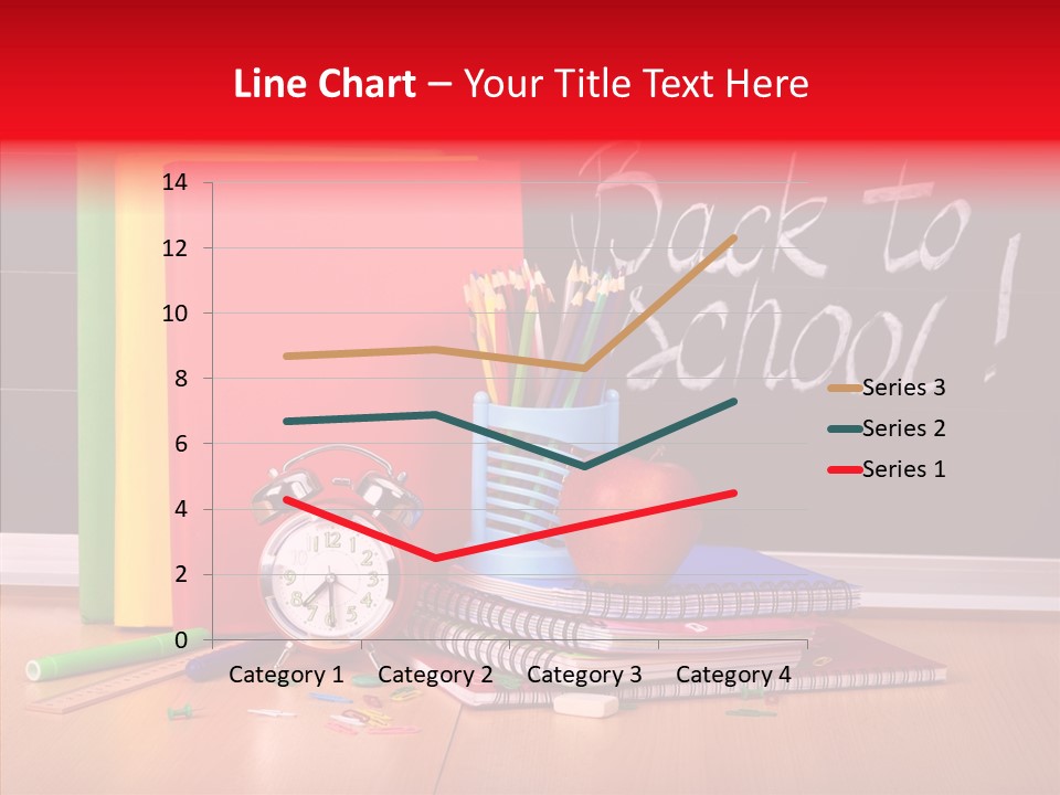 Backpack Blackboard Exhibition PowerPoint Template