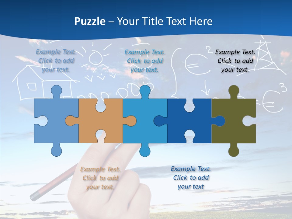 Passion Hug Puppet PowerPoint Template