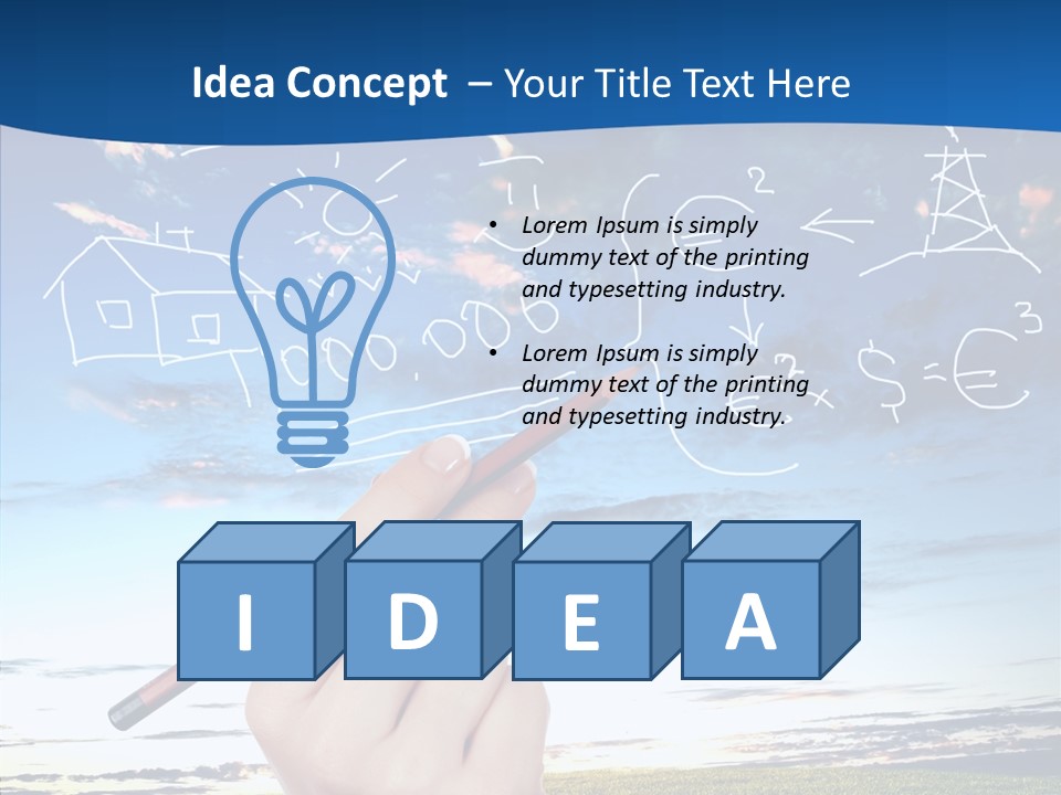 Passion Hug Puppet PowerPoint Template