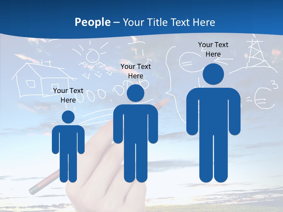 Passion Hug Puppet PowerPoint Template