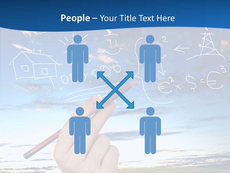 Passion Hug Puppet PowerPoint Template