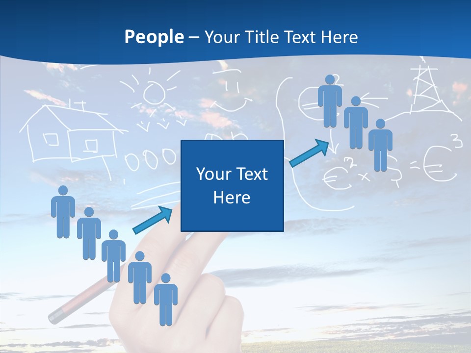 Passion Hug Puppet PowerPoint Template