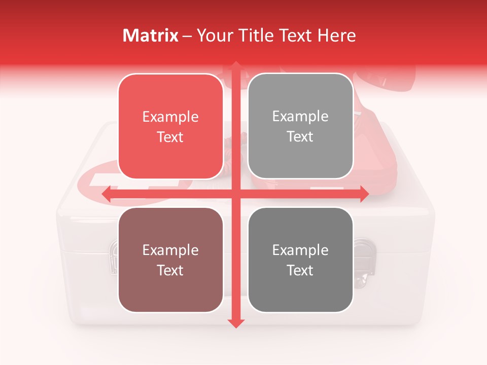 Red Render Isolated PowerPoint Template