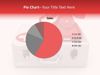 Red Render Isolated PowerPoint Template