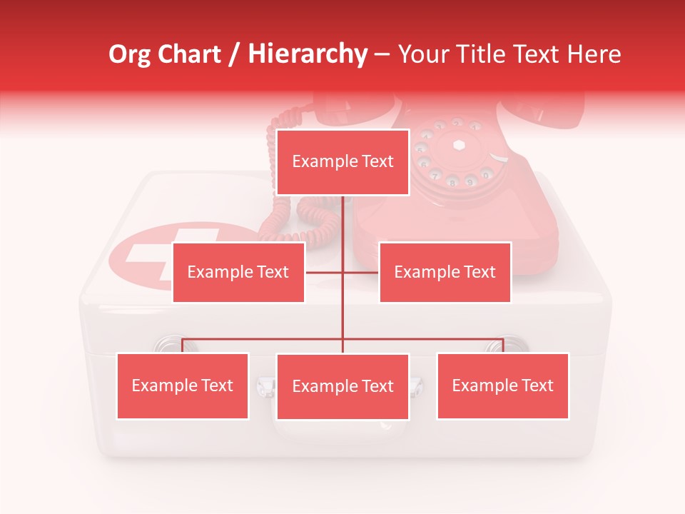 Red Render Isolated PowerPoint Template
