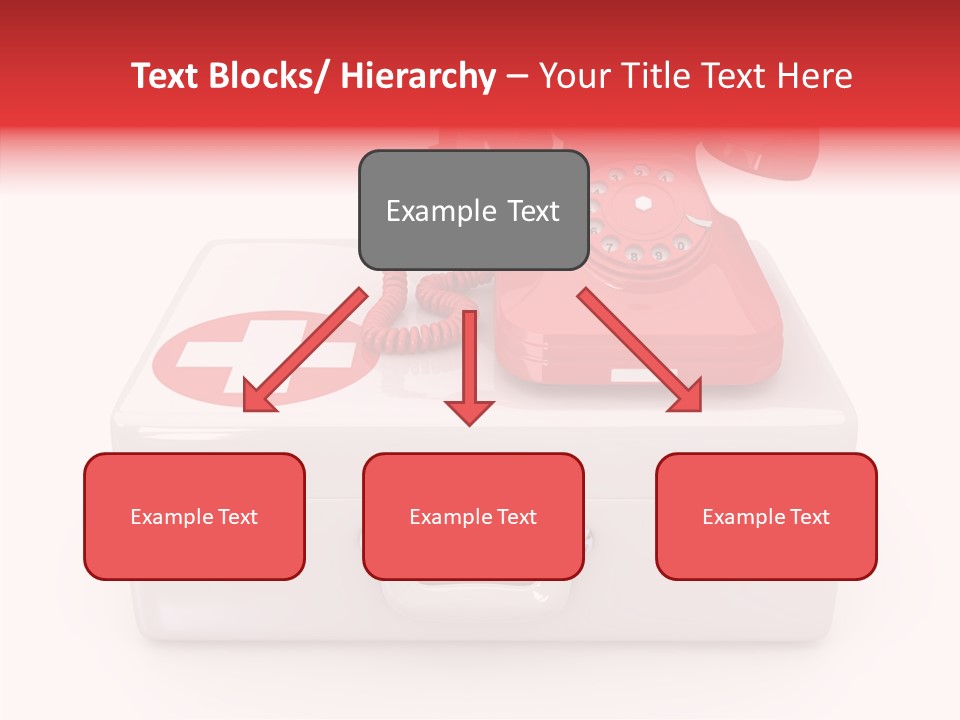 Red Render Isolated PowerPoint Template