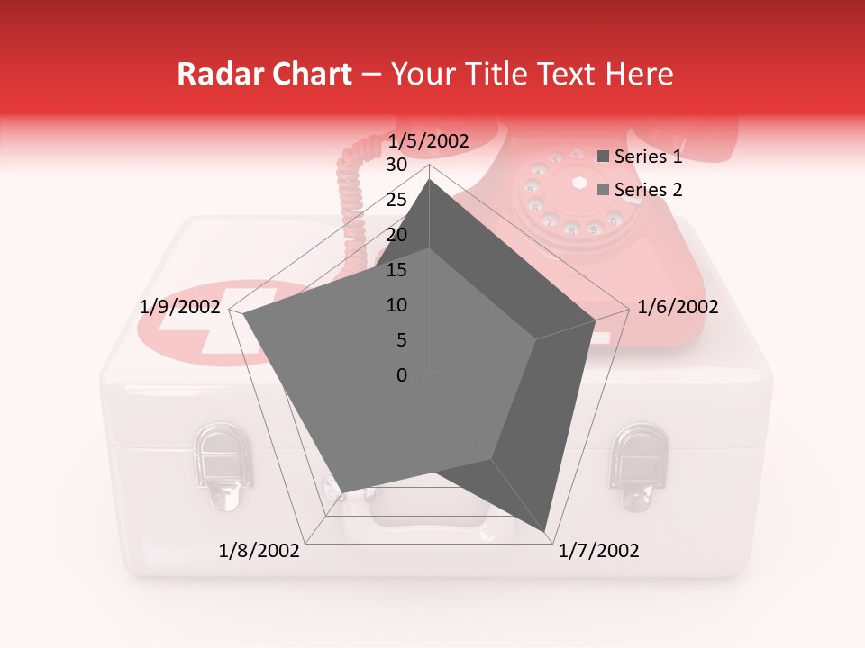 Red Render Isolated PowerPoint Template