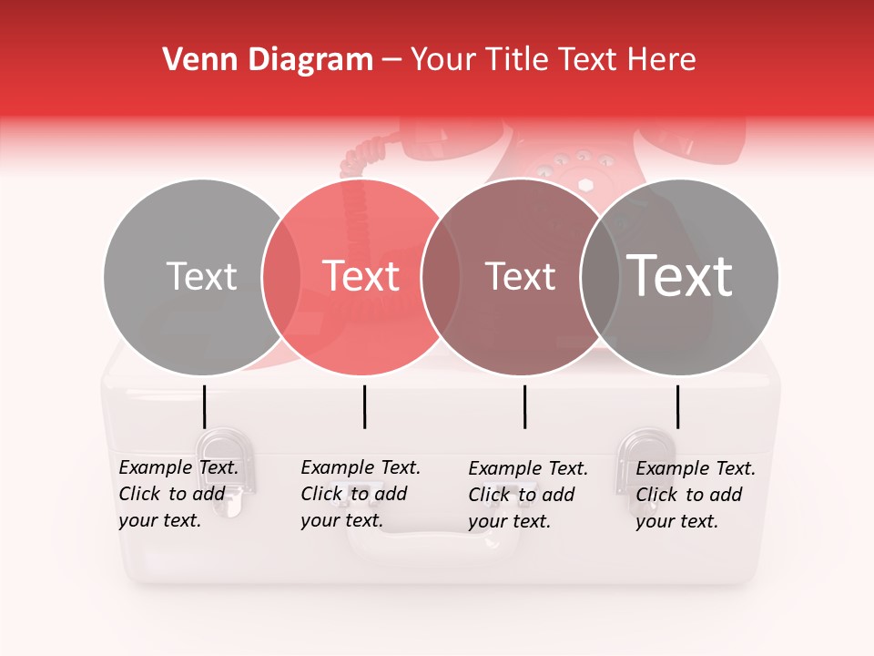 Red Render Isolated PowerPoint Template