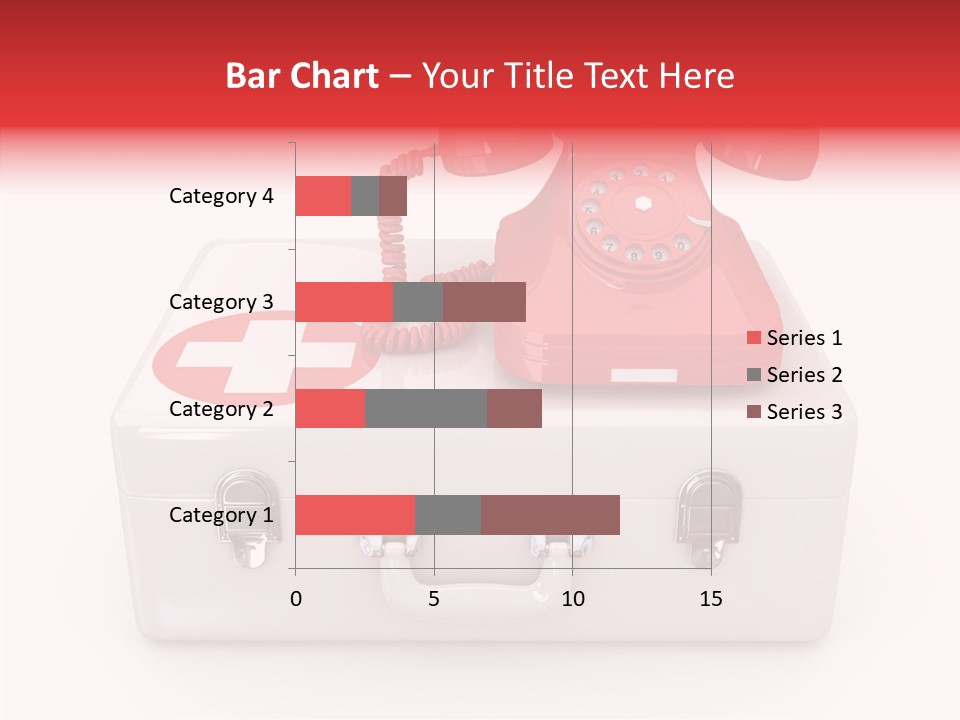 Red Render Isolated PowerPoint Template