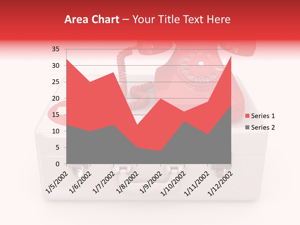 Red Render Isolated PowerPoint Template