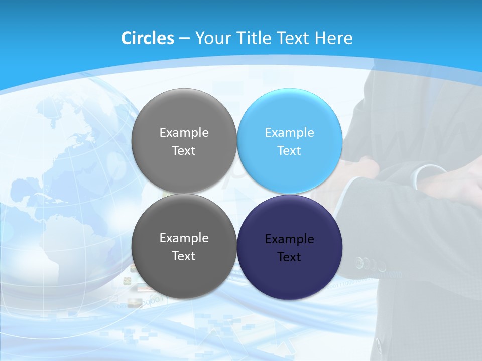 Confidence Planet Person PowerPoint Template