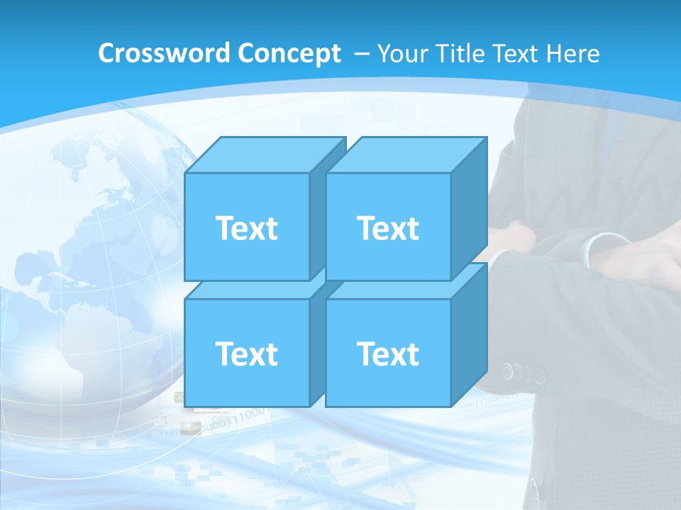 Confidence Planet Person PowerPoint Template
