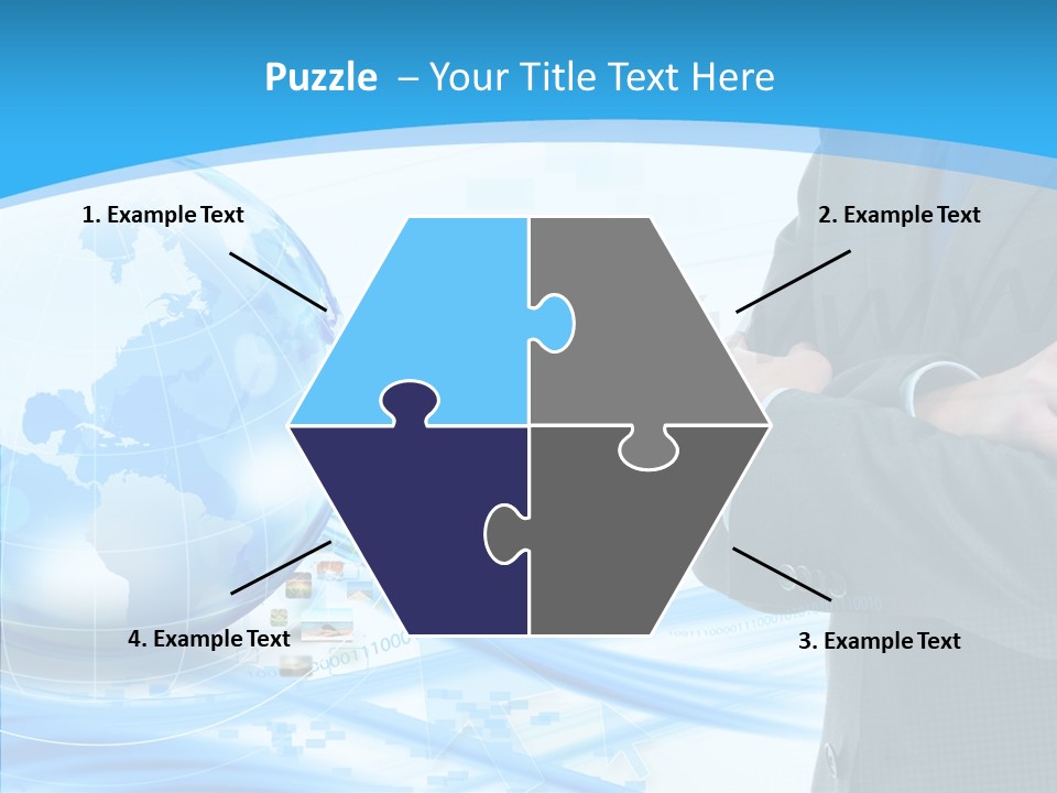 Confidence Planet Person PowerPoint Template