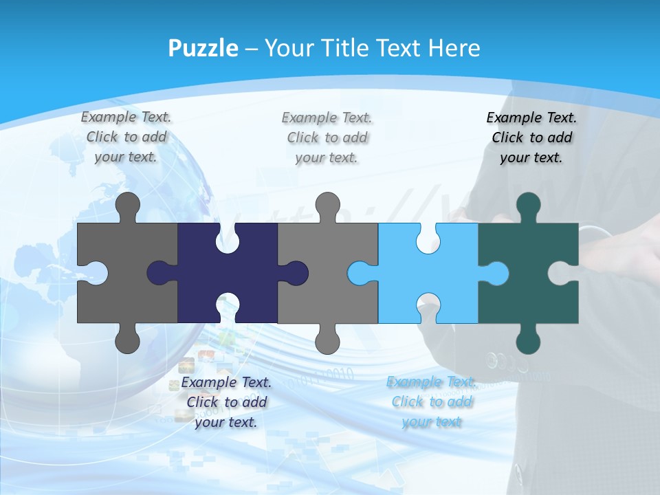 Confidence Planet Person PowerPoint Template