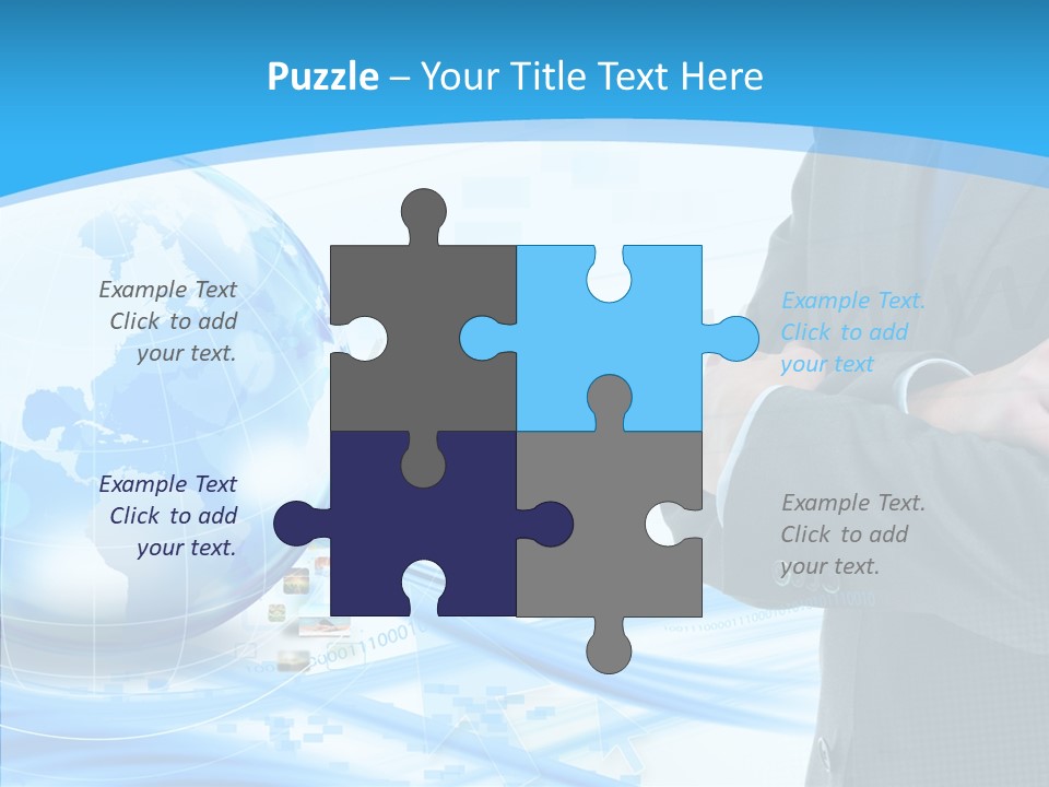 Confidence Planet Person PowerPoint Template