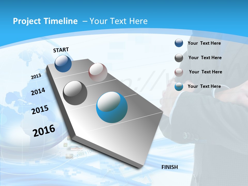 Confidence Planet Person PowerPoint Template