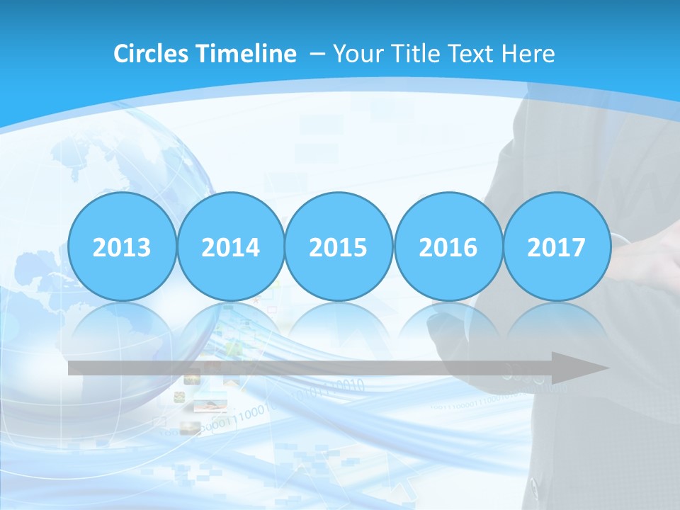 Confidence Planet Person PowerPoint Template