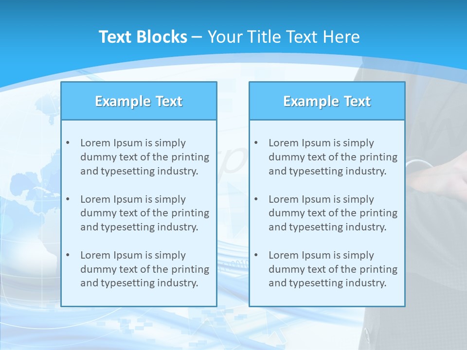 Confidence Planet Person PowerPoint Template