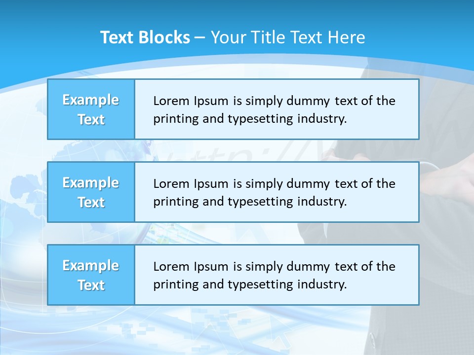 Confidence Planet Person PowerPoint Template
