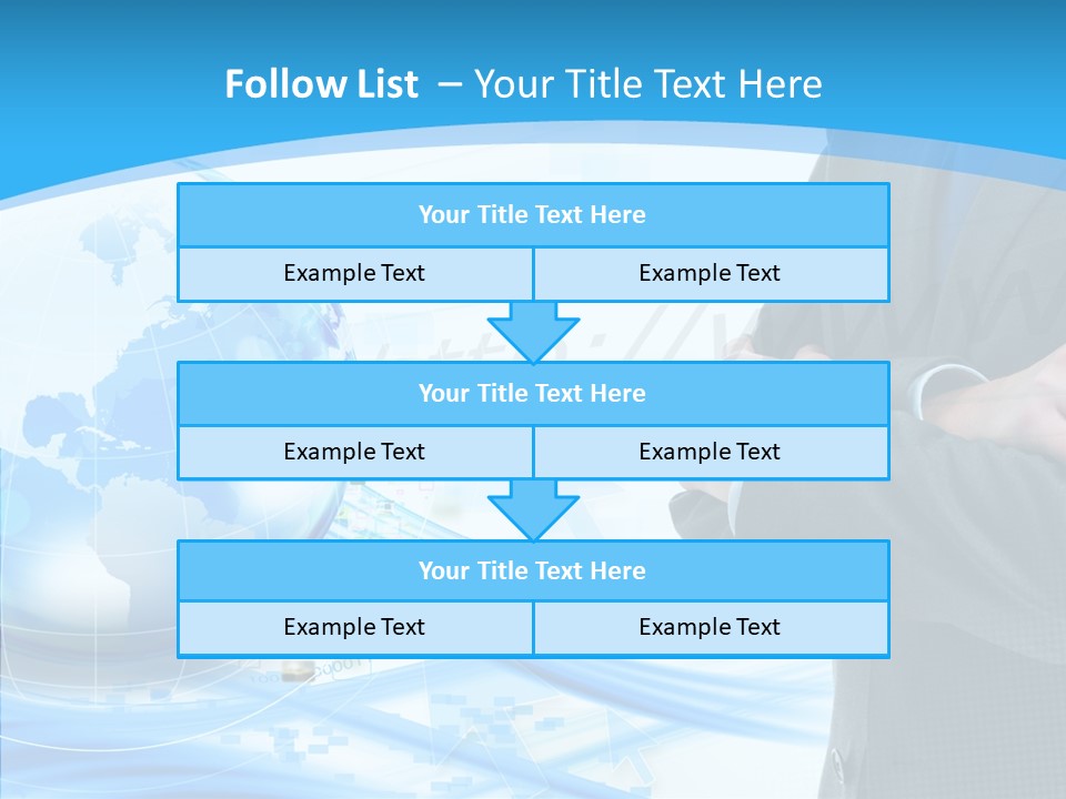 Confidence Planet Person PowerPoint Template