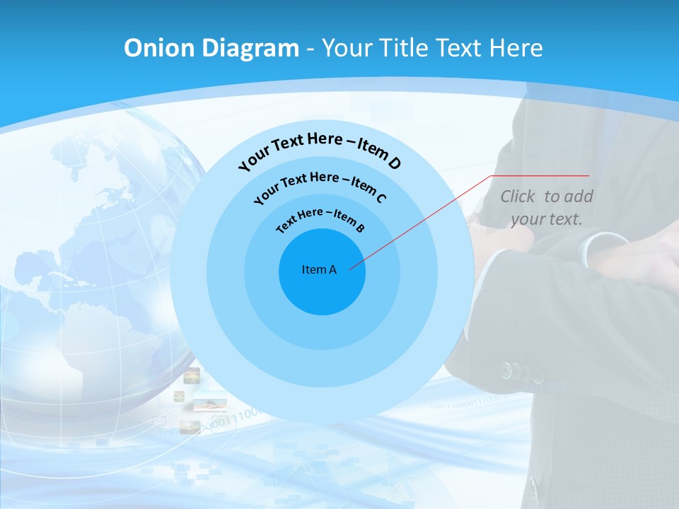 Confidence Planet Person PowerPoint Template