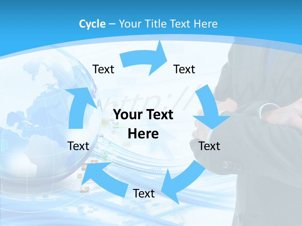Confidence Planet Person PowerPoint Template