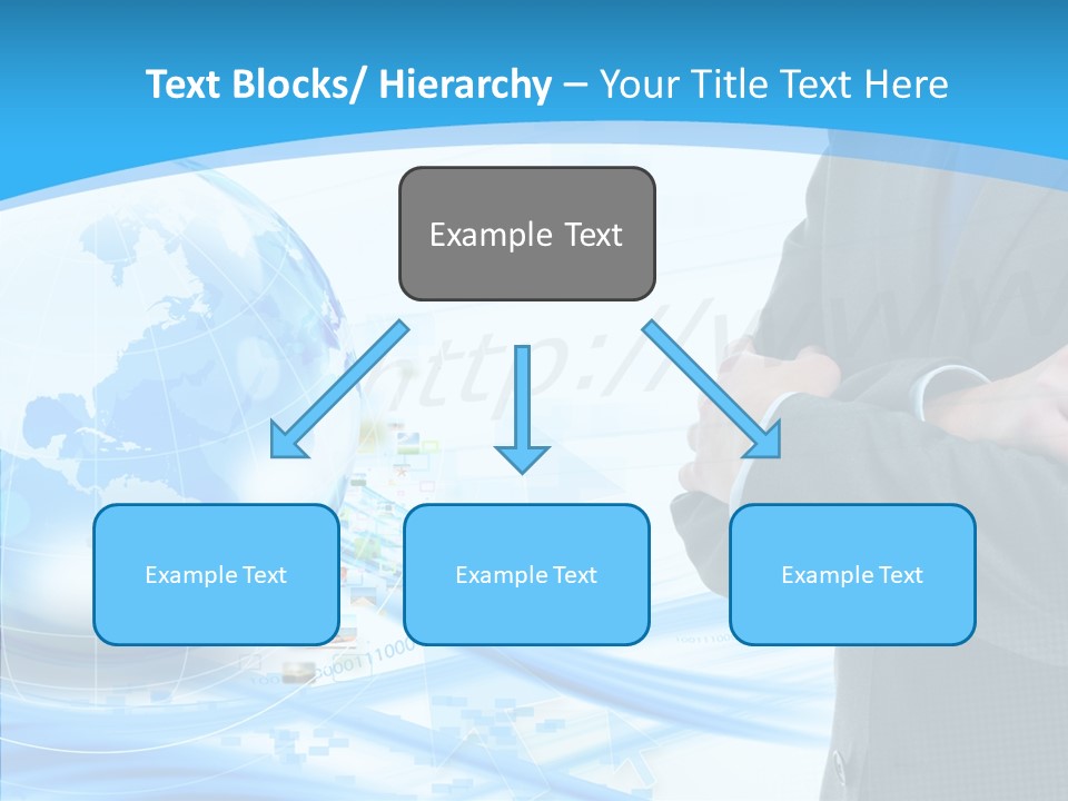 Confidence Planet Person PowerPoint Template